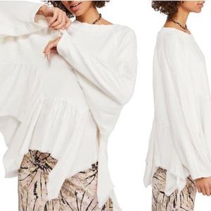 Free People Gold Duster- Ivory, S